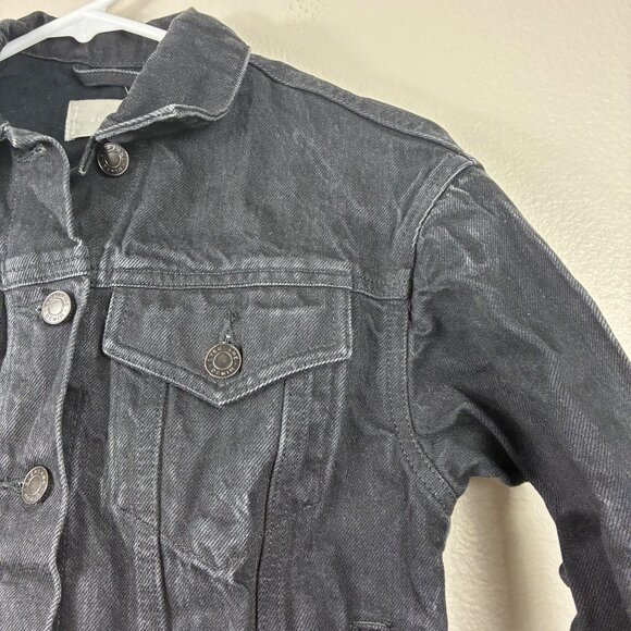 Everlane Women’s Washed Denim Jacket Black Size XS Minimalist - Picture 2 of 8